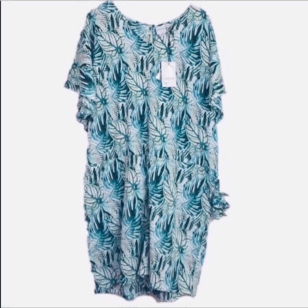 Junarose Tropical Print Romper Plus Size 18 - Picture 5 of 7